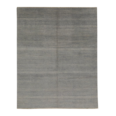 Hand Woven Cotton and Wool Area Rug