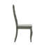 Chaise d'appoint en bois massif avec dossier en échelle Fortville-1684474844