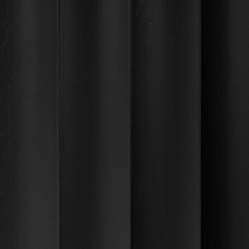 Scalloped Dining Table-Brushed Ebony, Brushed Ebony