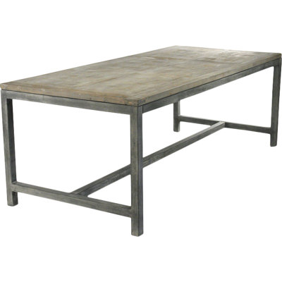 Abner Metal Base Dining Table