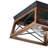 2-Light Flush Mount with Barnwood Accents-1161444982