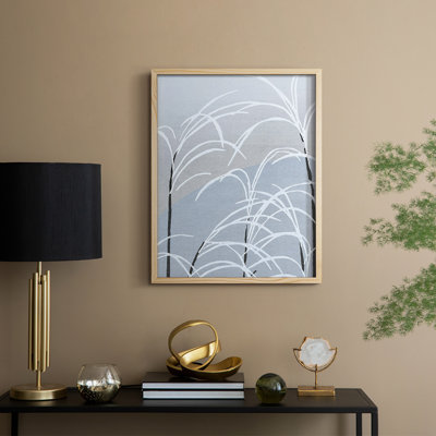 Impression florale vintage encadrée LXI - bois massif