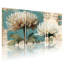 Plantes et fleurs, ensemble de 3 impressions sur toile-379055913