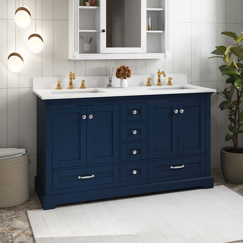 Ensemble de meuble-lavabo mural 60 po