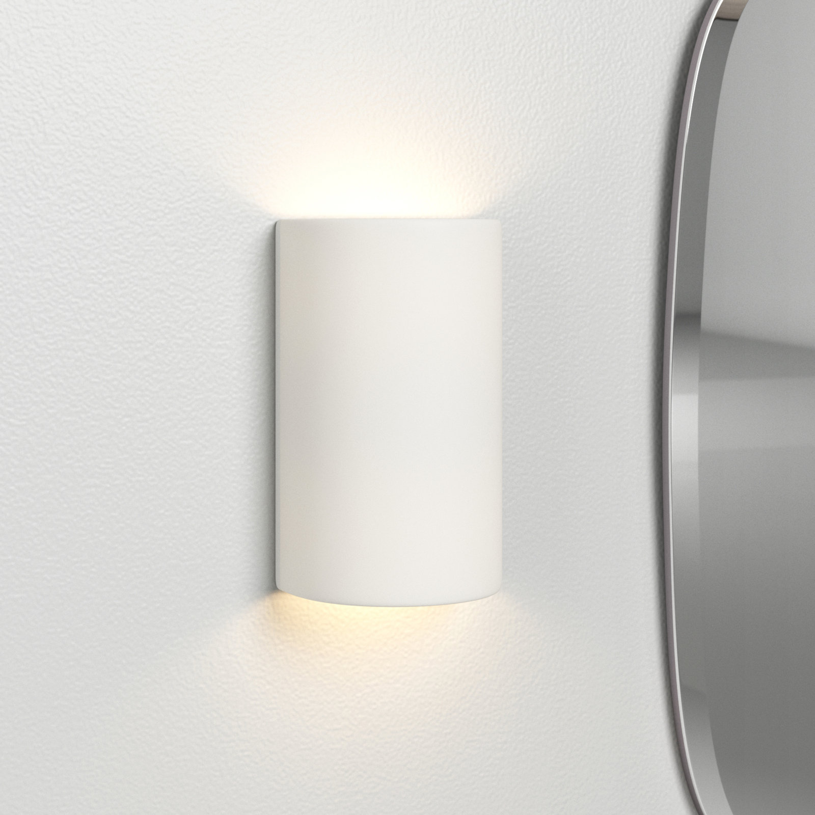 Pacursa Ceramic Dimmable Flush Mounted Sconce, 12.5" H x 7.75" W x 6.25" D, Hammered Brass, Incandescent (Not included)