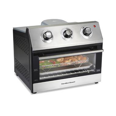 Hamilton Beach - 6 Slice Digital Air Fryer Toaster Oven - Black