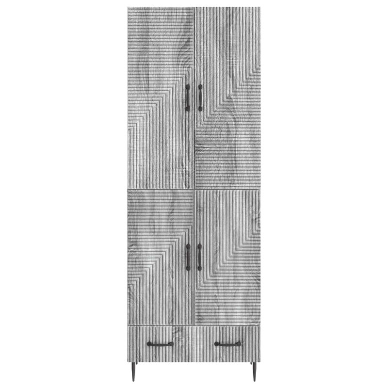 Storage Cabinet, Grey Sonoma