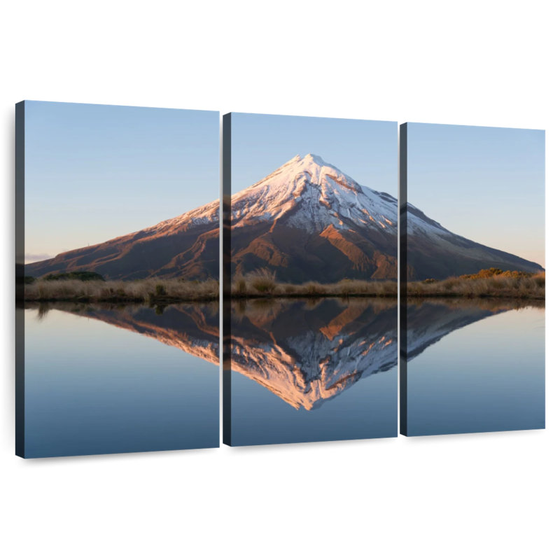 Alvord Taranaki Mountain Sunset, 42" H x 65" W
