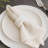 Real Marble Round White Napkin Rings Set-293671474