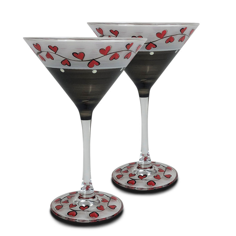 Verre à martini 9 oz Hearts & Vines