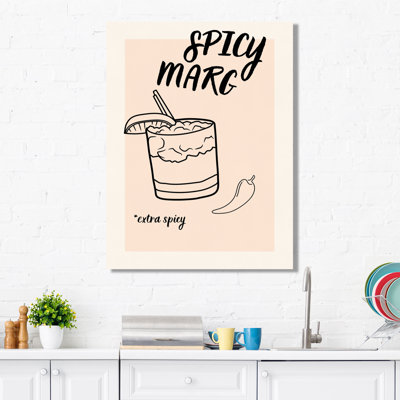 Décoration murale extra épicée margarita - cocktails