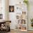 71" Tall Bookcase, 5-Shelf Freestanding Bookshelf For Home Office, Living Room-1560334613-1567574757