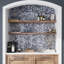 Solace 9 po x 10 po Carreau de mur et plancher hexagonal en mosaïque de verre mat (3,28 pieds carrés / caisse) - paquet de 5-109928220