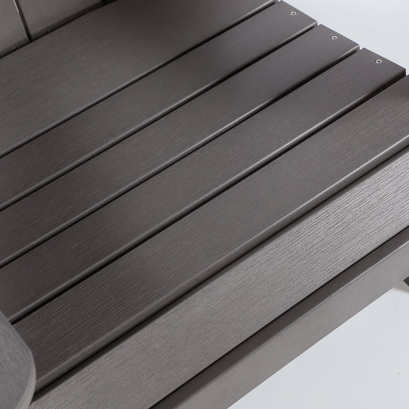 Chaise Adirondack pliante Hurley Morphew, Taupe