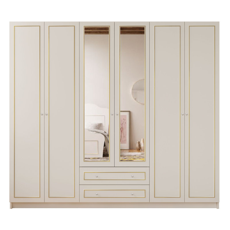 Vandeusen 2 Door Manufactured Wood Wardrobe