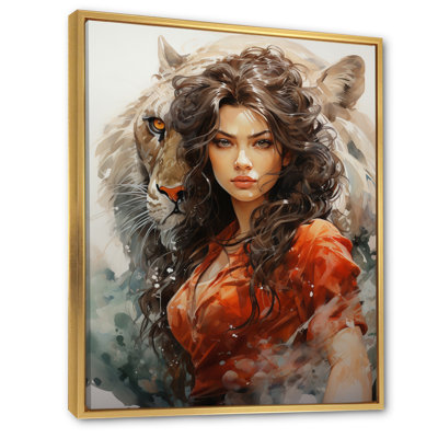 «Daviana Hinduisim Art Durgas Fierce I», reproduction sur toile