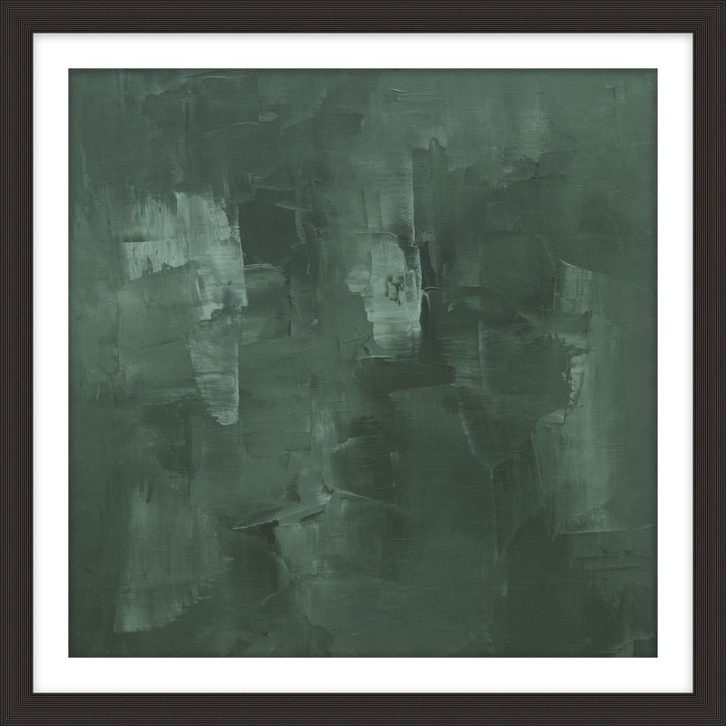 «Verdant Wash 3», reproduction d'art encadrée, H 26,25 po x l 26,25 po