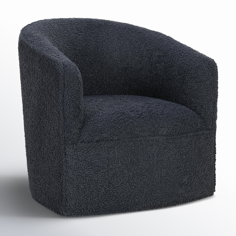 Valencia Swivel Accent Chair, Black