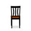Ensemble de table à manger 5 pièces pour 4 personnes comprenant une table de salle à manger ronde avec Dropleaf et 4 chaises de salle à manger, 42 po x 42 po, noir et cerise-884979590-823366000-823365964