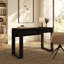 Bureau compact Solen, chêne noir-1547034084