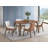 Ginny Walnut Finish Dining Table
