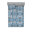 Noir, blanc cassé, bleu / floral