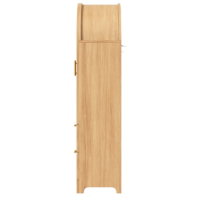 80 cm W Display Cabinet, Oak