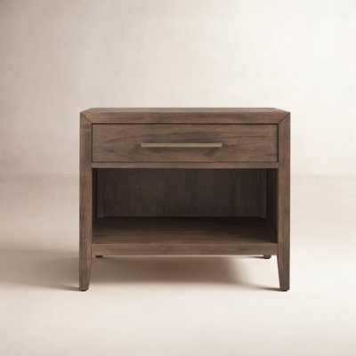 Pama 1-Drawer Mahogany Nightstand