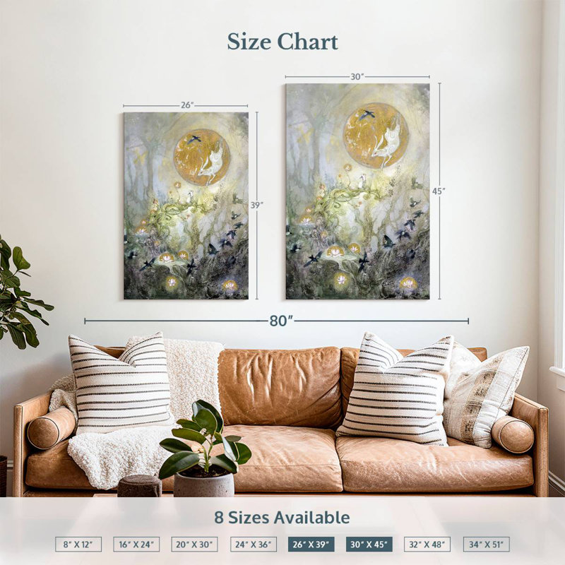 Kelan Moongazing, 39" H x 26" W