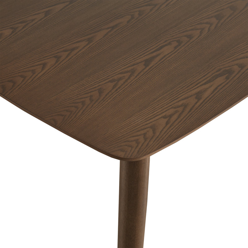 Ensemble repas pour 6 personnes Gallman, Noyer foncé, H 29,33 po x L 59,06 po x l 35,44 po, Noir