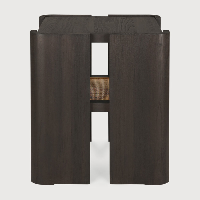 Panel Solid Wood End Table