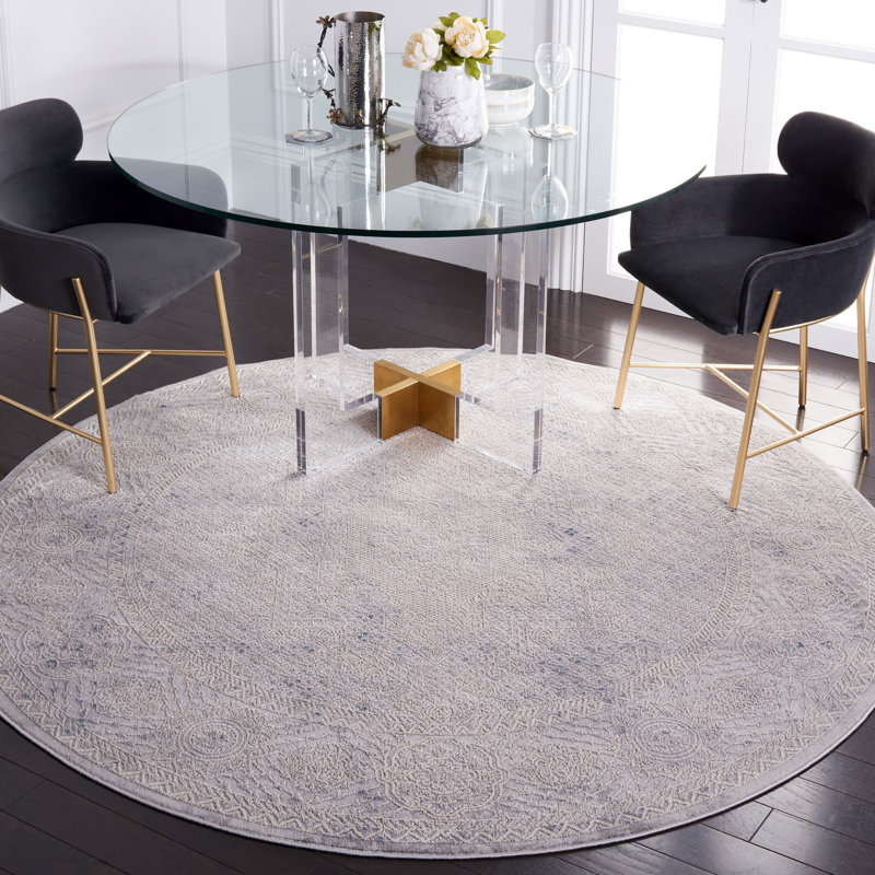 Kulig Performance Oriental Rug, Round 6'7"