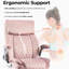 Fauteuil de bureau pivotant en velours