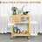 Utility Trolley With Locking - Stable And Movable Suitable For Various Home Spaces Kitchen Island 2 Drawers Ideal Storing Essentials