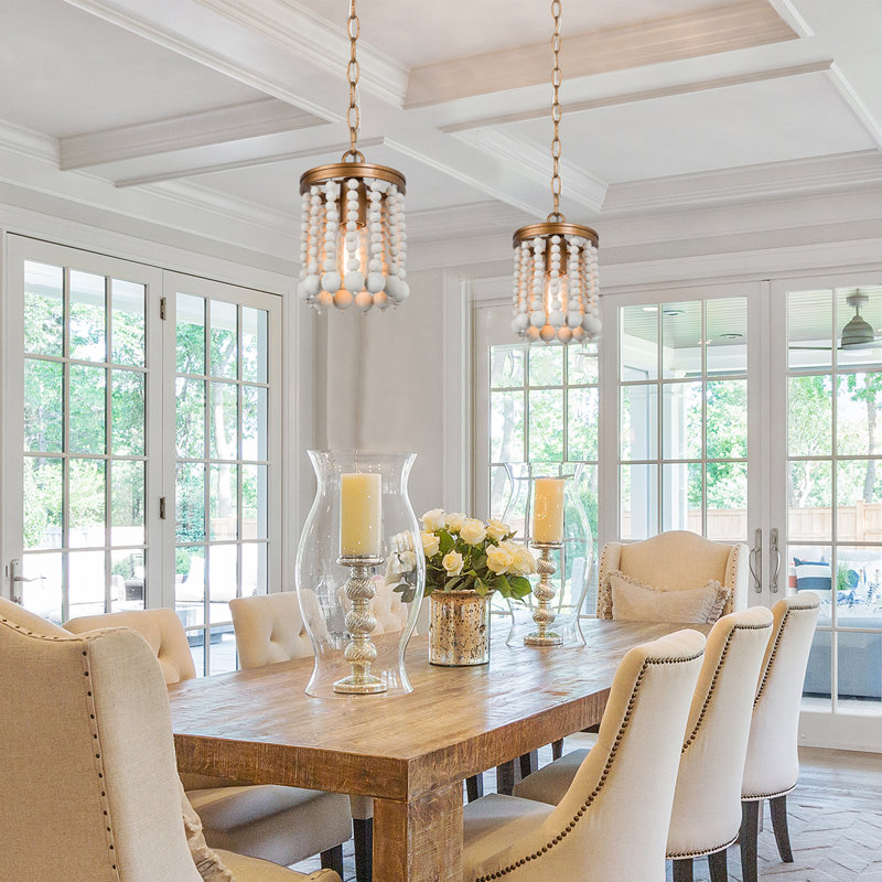 Advith 1-Light  Kitchen Island Pendant Chandelier