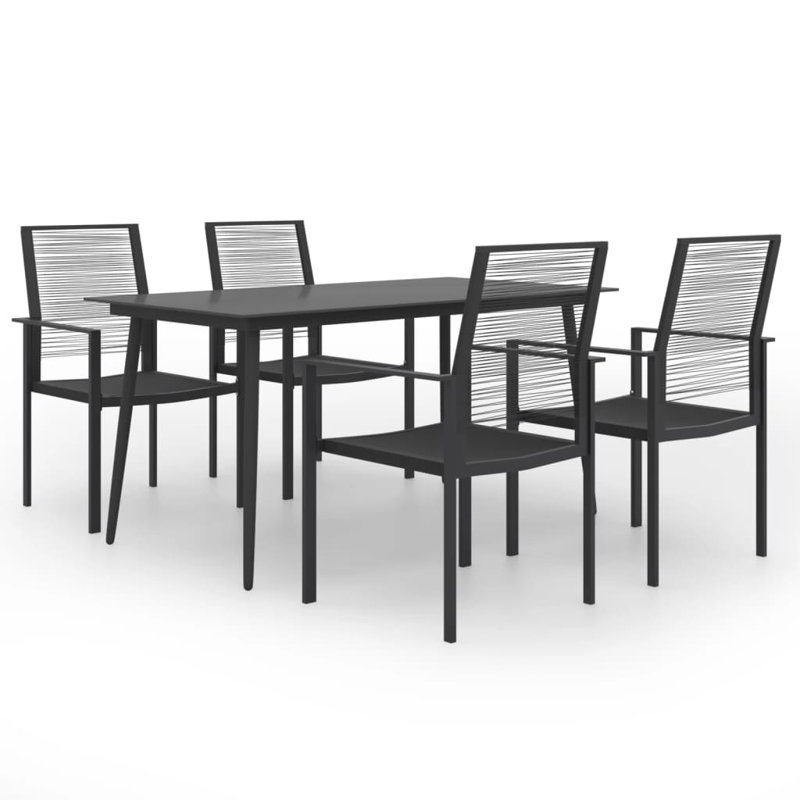 Brycson Patio Dining Set with Rectangular Table, 4