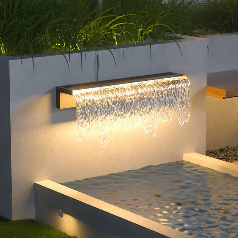 Lampe murale solaire pour l'extérieur