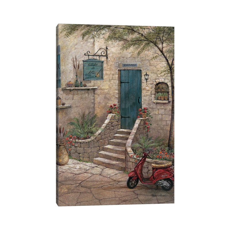 «Estudio de Arte» par Ruane Manning - reproduction d'art, Toile tendue, Aucun mat, H 48 po x l 32 po x P 1,5 po