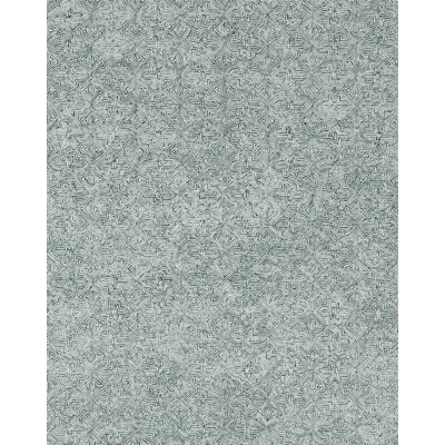 Barranco Hand Tuffted Wool Area Rug in White/Green