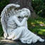Statue de jardin 19 po gris