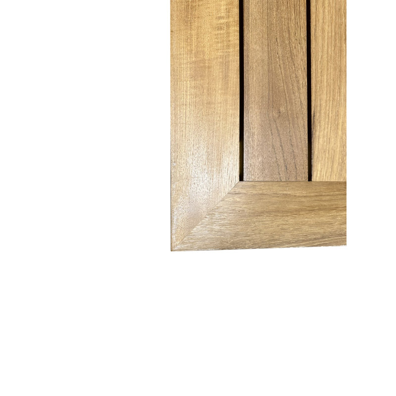 Table de salle à manger d'extérieur Renika, H 30,25 po x l 39,4 po x L 94,5 po
