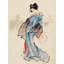 Courtesan by Katsushika Hokusai - Wrapped Canvas Print-1006880629