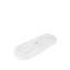 Plat de service ovale en porcelaine Lyngby Tura, blanc, l: 13,4 po-133336752