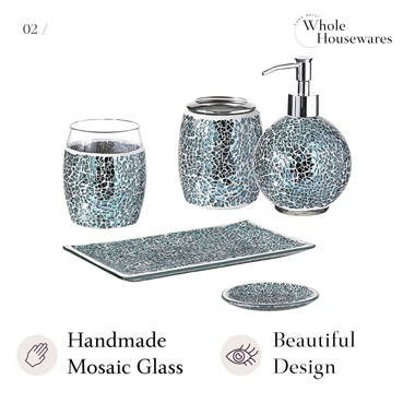  WHOLE HOUSEWARES, Bathroom Accessory Set