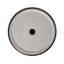 Lavabo de salle de bain circulaire en céramique 15,7 po Elegance Plexi Home-98249157