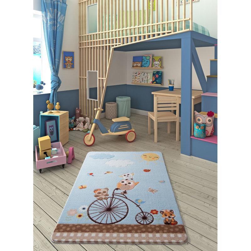 Guernon Blue/Brown Rug