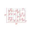 Multicolore, armoire de cuisine, trois tiroirs, deux tablettes internes