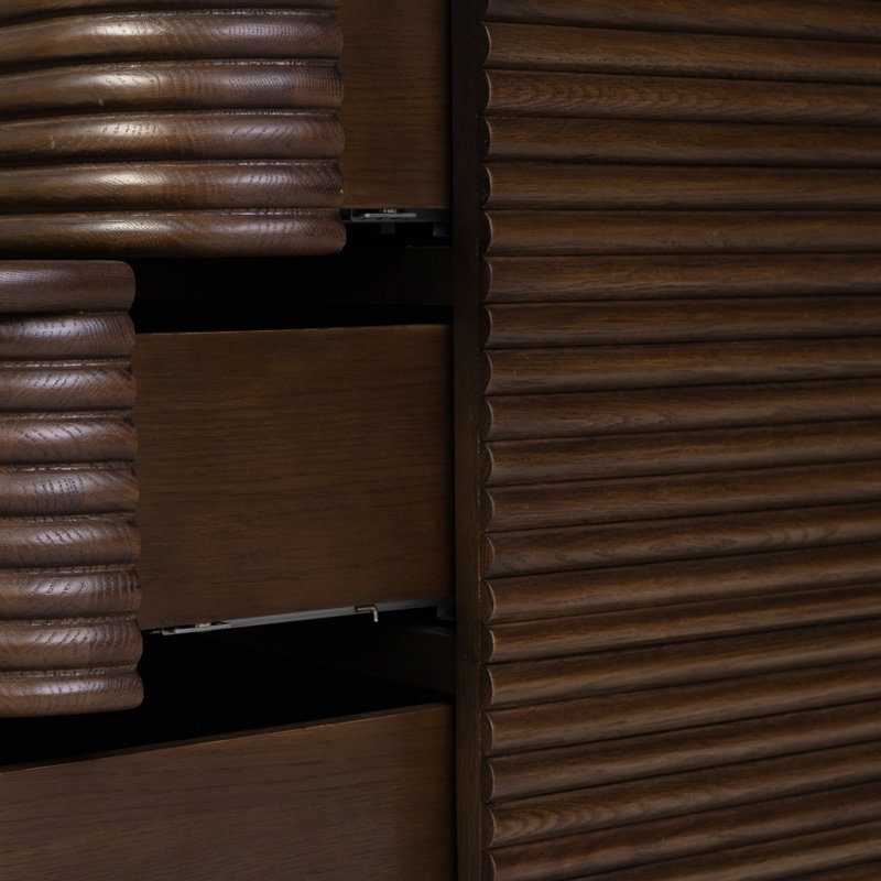 Benny 3 - Drawer Solid Wood Nightstand