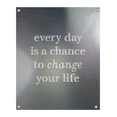 Tapisserie en polyester changer votre citation vie