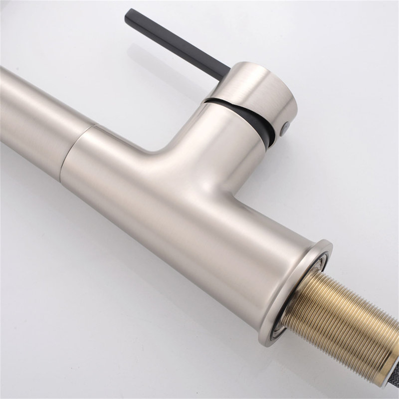 AWZTOO Pull Down Kitchen Faucet, Brushed Nickel